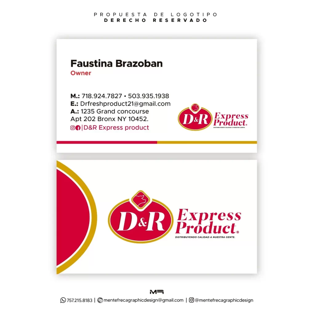 Dr Express Product Business Card