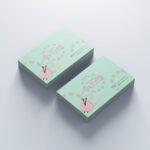 kay knitting business card design